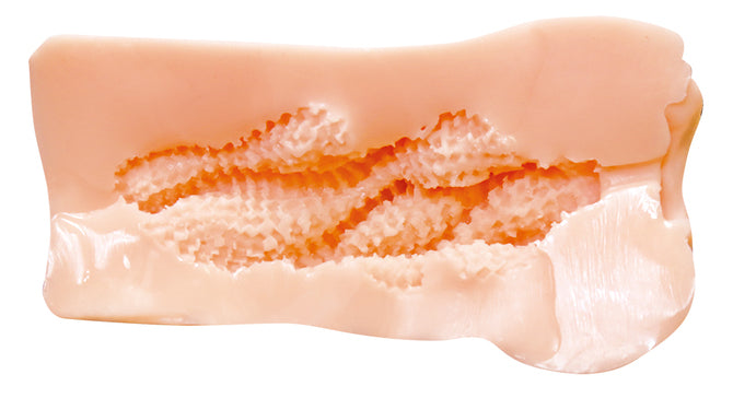 Flexible TPE body stretched to show elasticity and durability